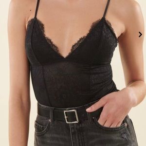 Garage Black Lace Bodysuit